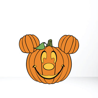 Classic Mouse Pumpkin Cut Out