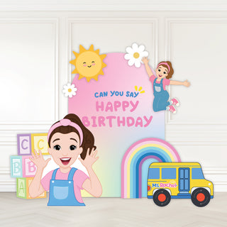 Ms. Children's Entertainer Mini 4ft Birthday Bundle, DIY Party Pack