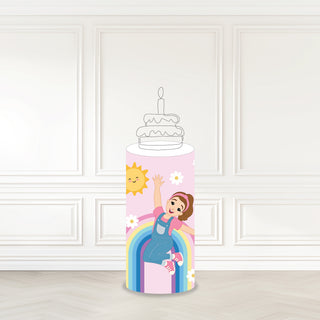 Ms Rachel Birthday Cake Stand, Cake Plinth