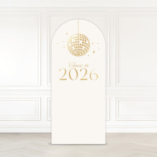 Cream New Years Eve Backdrop