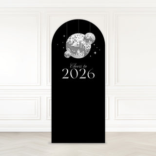 Black New Years Eve Backdrop