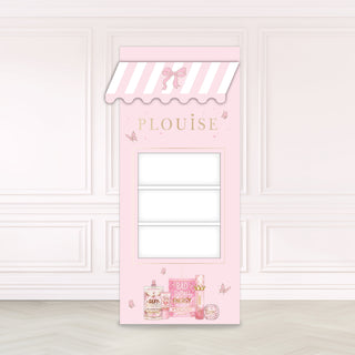 Make Up Girl Shop Front Shelving Backdrop