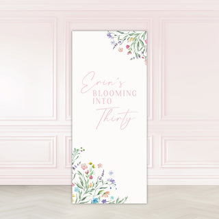Floral Birthday Backdrop