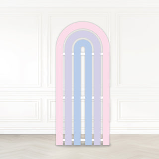 Pastel Rainbow Party Backdrop