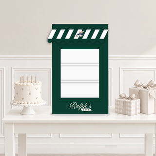 Tartan Bear Table Top Shelving Display