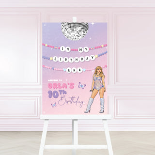 Birthday Era Welcome Sign