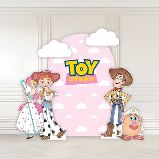 Toy Pink Mini 4ft Birthday Bundle, DIY Party Pack