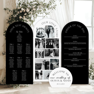 Wedding Photo Table Plan Backdrops