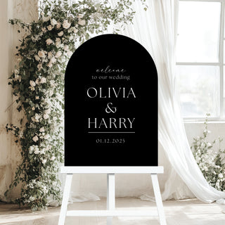 Wedding Arch Welcome Sign