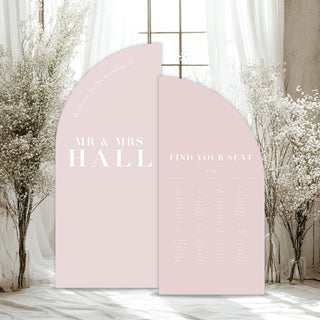 Welcome Sign + Table Plan