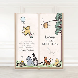Honey Pot Bear Storybook Double Panel Backdrop