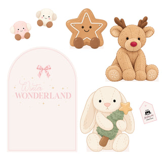 Winter Jelly Friends Mini 4ft Birthday Bundle