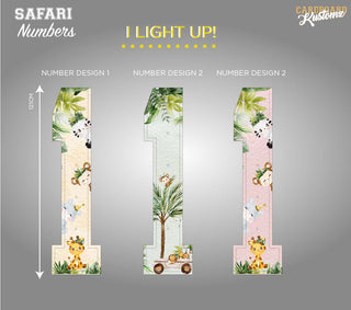 Baby Safari LED Numbers or Letters image 0