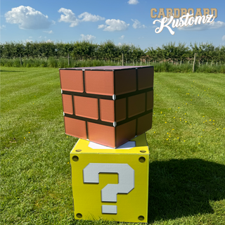 Super Mario Theme Printed Cubes, Party Blocks, Party Decorations image 1