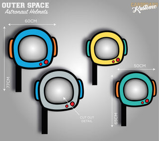 Space Astronaut Party Helmets & Space Party Props image 0