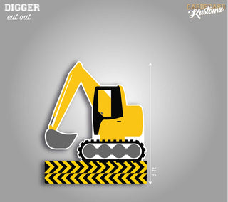 Digger/ Construction Cut Out image 0