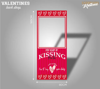 Kissing Booth Backdrop image 0