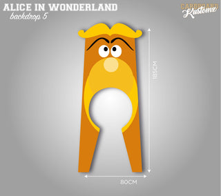 Alice In Wonderland Door Handle Party Back Drop Party Decoration image 0